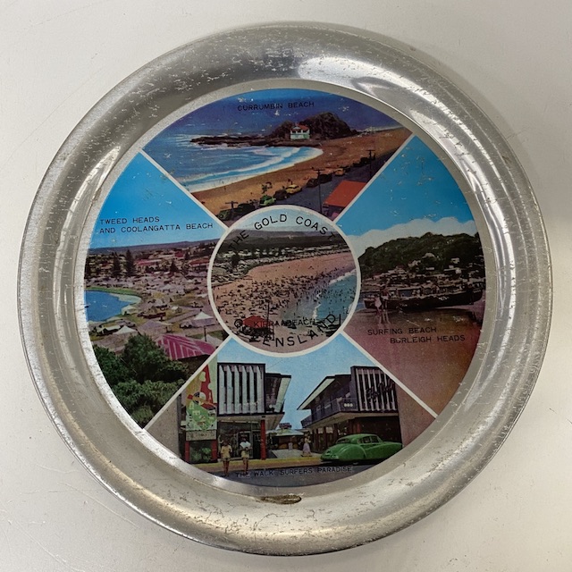 TRAY, Gold Coast Australia Souvenir - Silver